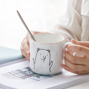 小清新陶瓷马克杯