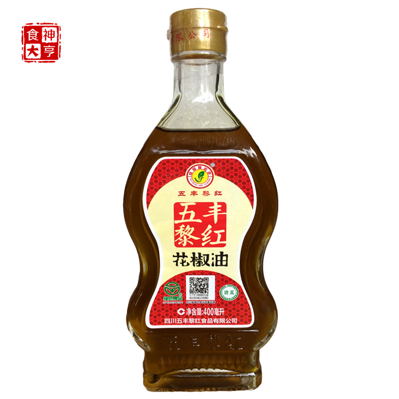 五丰黎红花椒油400ml 四川汉源麻油 香麻扑鼻 麻椒油 四川名特产