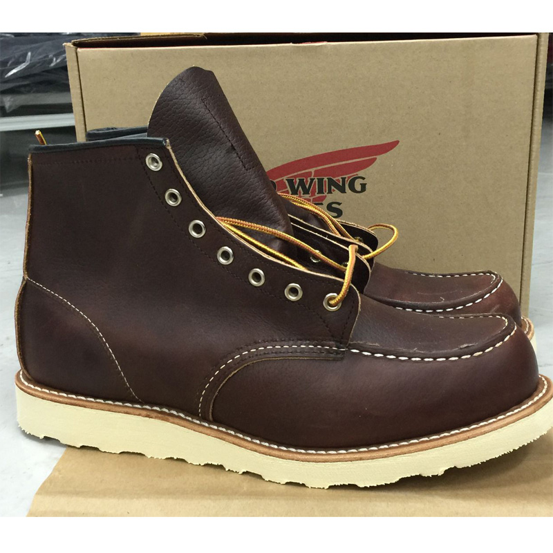 红翼新款red wing8138休闲牛皮男靴 美产经典男工装靴 正品代购