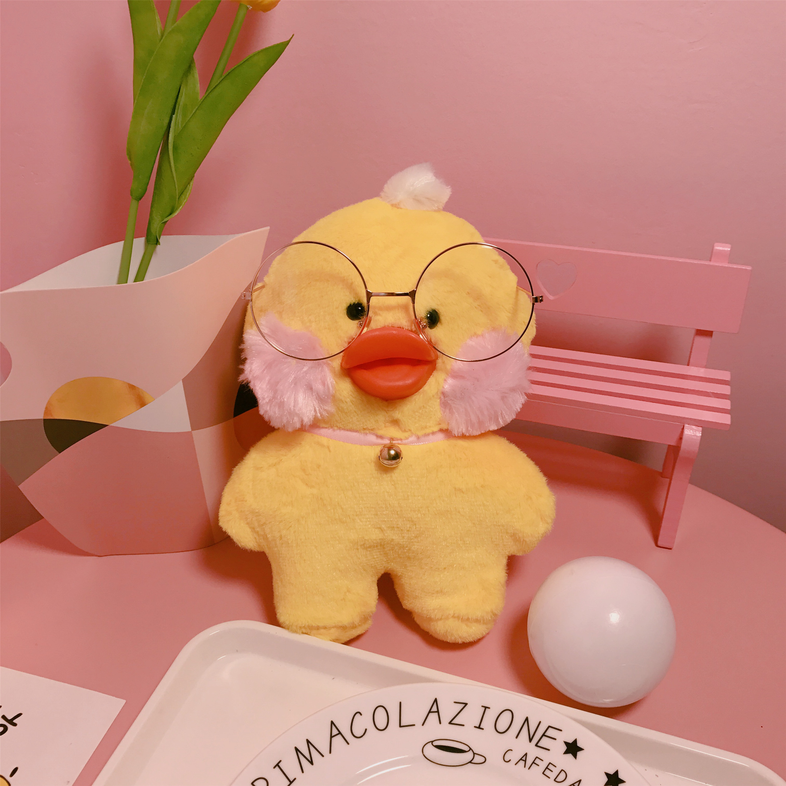 韩国ins同款网红玻尿酸鸭可爱卡通毛绒玩具公仔娃娃创意生日礼物