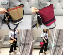 意大利正品代购BURBERRY 博柏利新款小号水桶包斜背包39976631