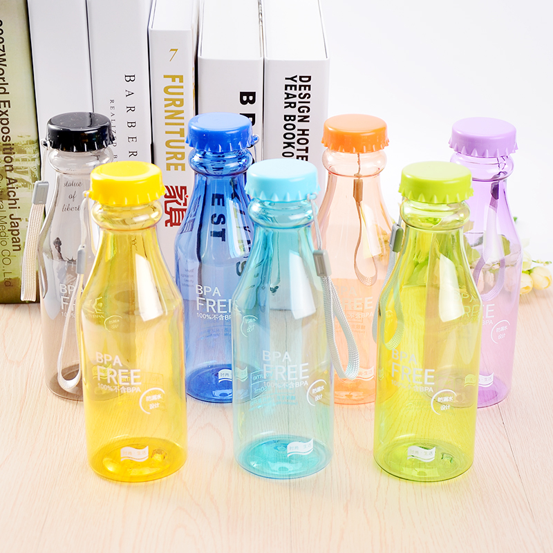 优质创意摔不破汽水瓶防漏运动水壸密封水杯环保塑料随时可乐瓶子