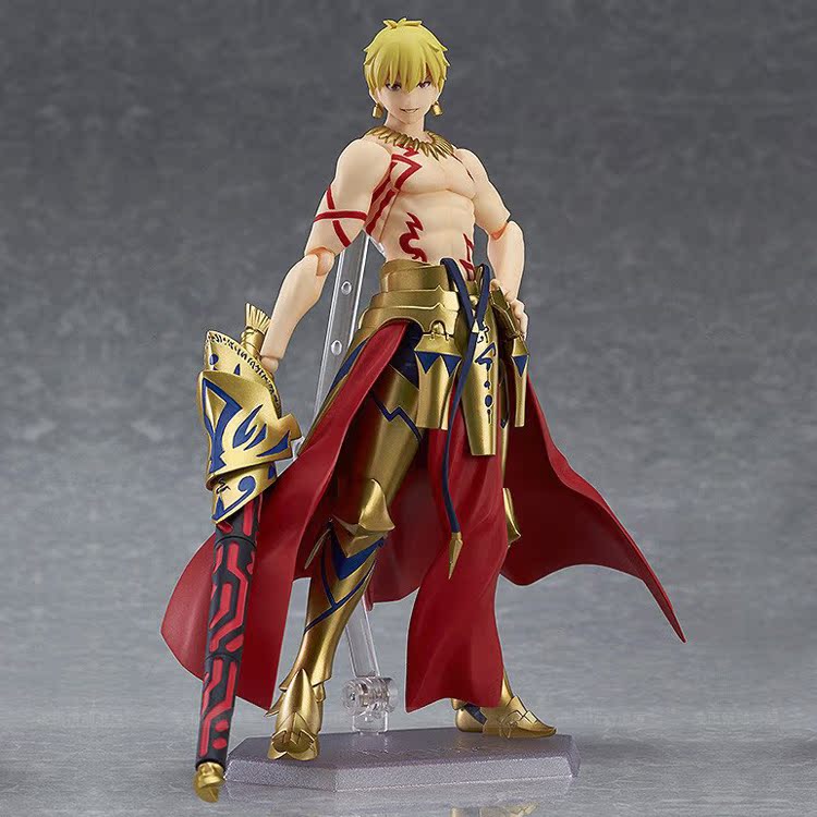 国产figma 300 fate archer 英雄王吉尔伽美什金闪闪可动手办模型