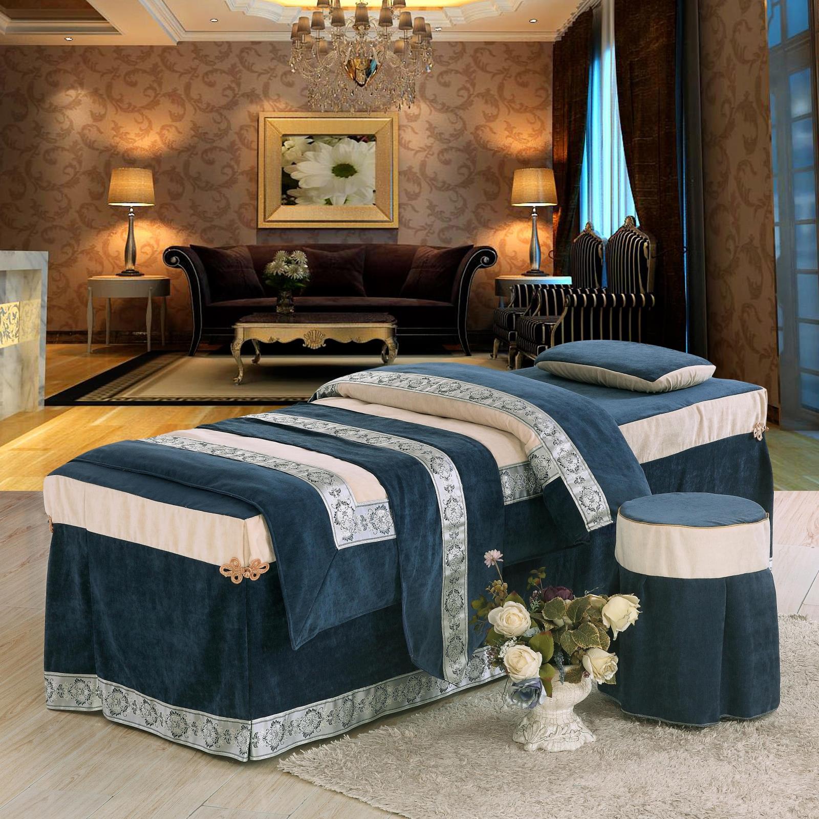 正品[床罩 件套]美容床罩四件套全棉评测 美容床