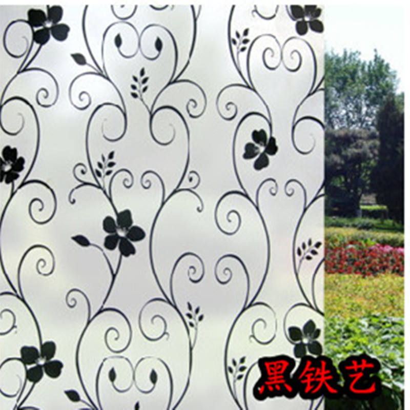 自粘玻璃贴纸窗贴纸移门贴纸透光不透明玻璃纸门窗贴玻璃贴膜60cm