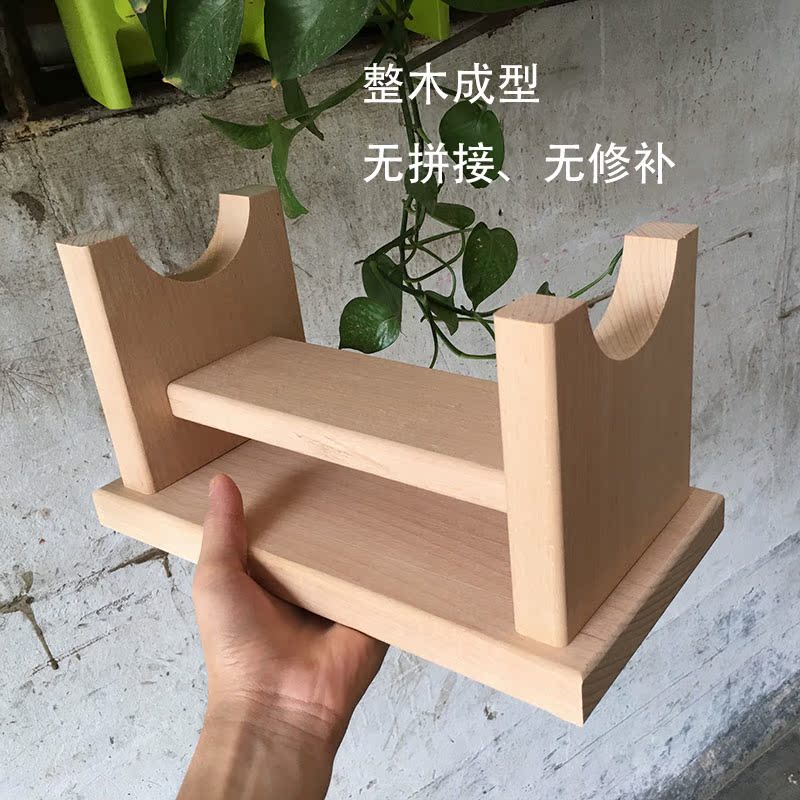 diy实木小板凳半成品未打磨手工木作板凳套装榉木黑胡桃紫罗兰料