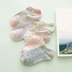 春夏纯棉低帮短袜
