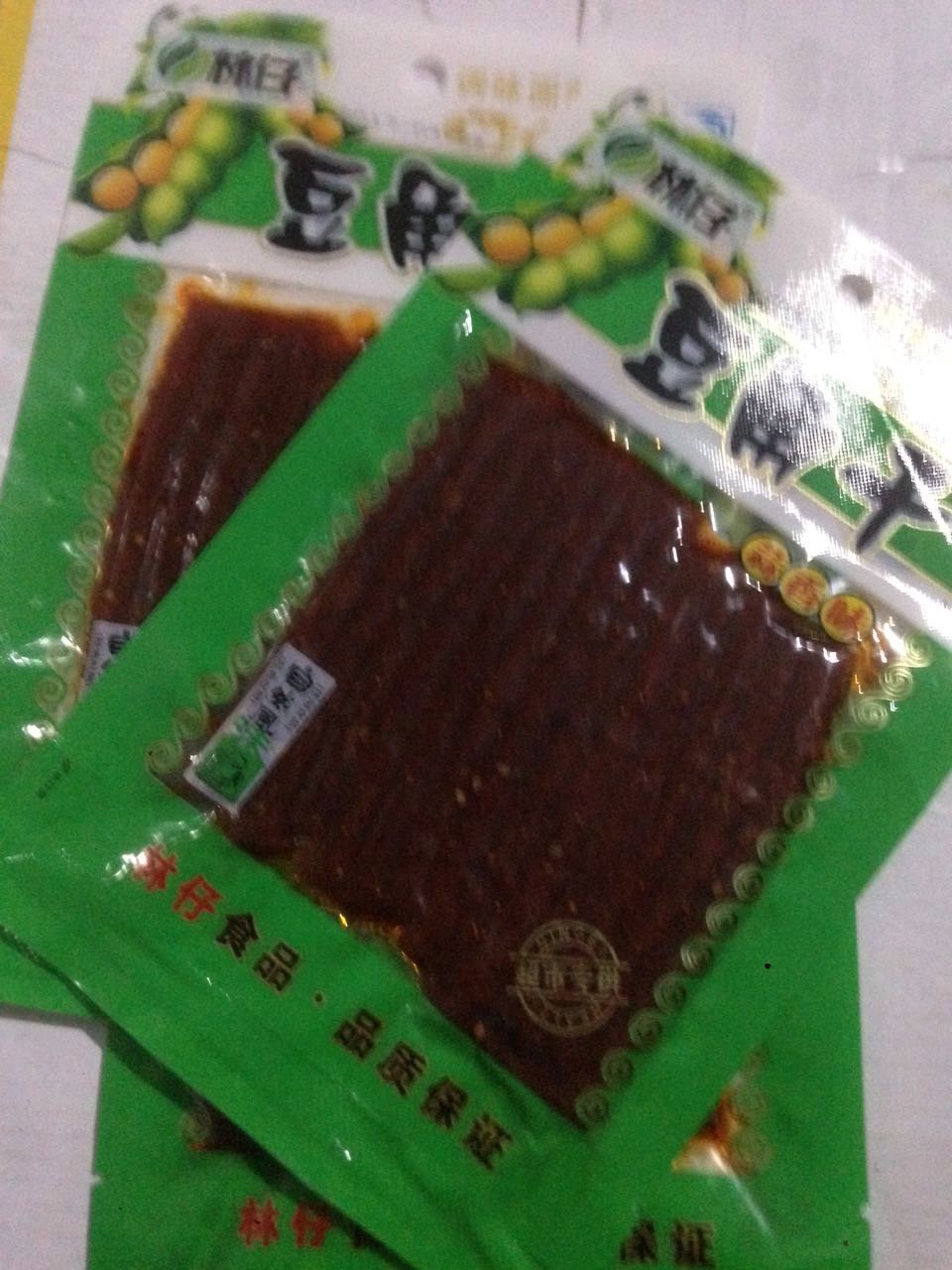 林仔豆角干调味面制品蒜香味 55g*20袋 儿时怀旧休闲辣条零食包邮