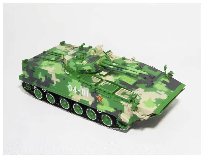 1:24 zbd-04a步兵战车合金成品模型全内构履带式装甲车军事模型