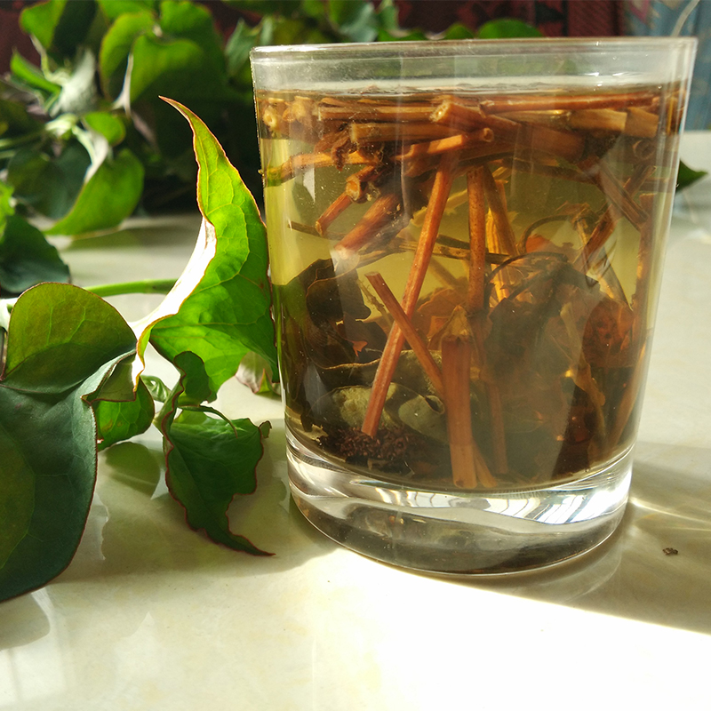 野生干狗腥草鱼腥草茶 节节根侧耳根折耳根猪鼻孔叶子茶清火凉茶