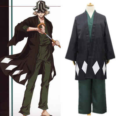 日本动漫死神浦原喜助cos服装cosplay服装男全6件套可