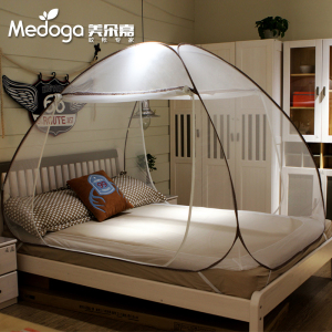 三开门免安装蒙古包蚊帐