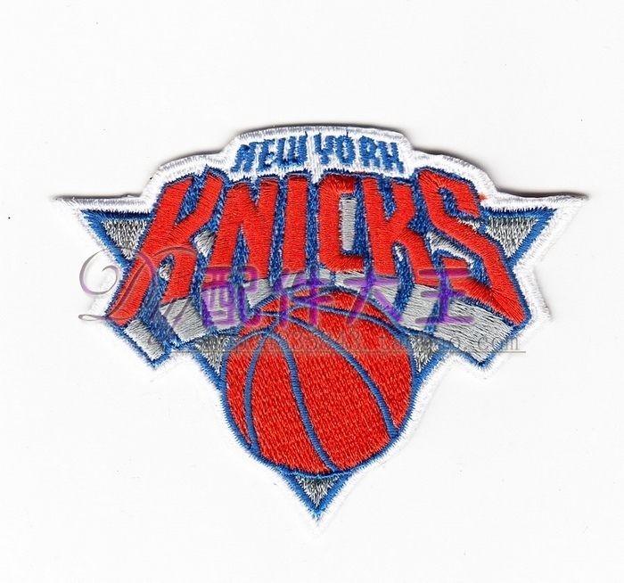 纽约尼克斯队nba美国篮球 绣花 刺绣布贴 袖章臂章 尺寸6.5x9cm