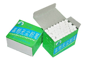 批发高档无尘环保粉笔 六棱白色粉笔 教学黑板