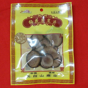 长白山梅花鹿茸血片鹿茸片传统滋补高档补品梅花鹿鲜鹿茸切片