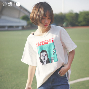 宽松短袖学生上衣