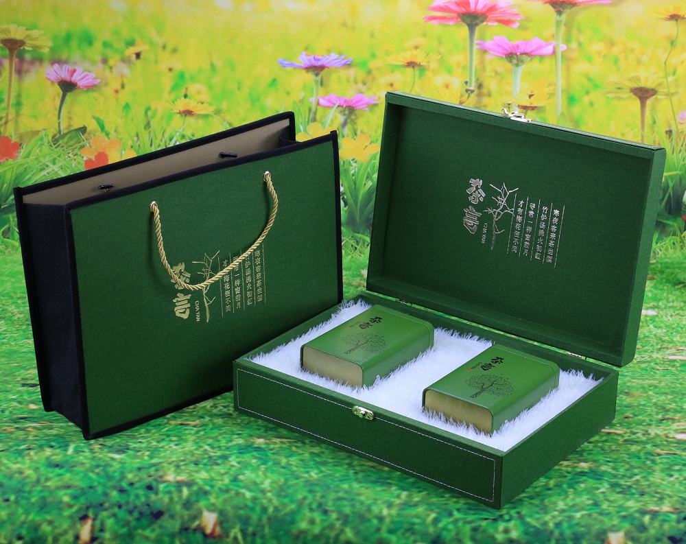 查看淘宝茶叶包装盒通用绿茶礼盒高档西湖龙井空盒250克茶言价格