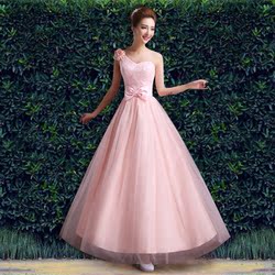 晚礼服长款欧美毕业宴会酒会敬酒车展结婚礼服