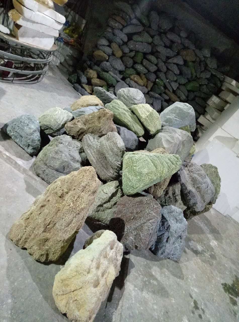 泡沫雕塑石头道具仿真石头假石头摄影橱窗石头道具泡沫石头