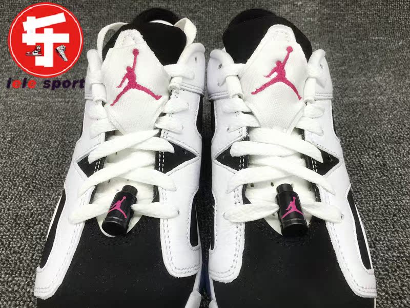 乐乐运动air jordan 6 low fuchsia gs aj6乔6奥利奥768878-107