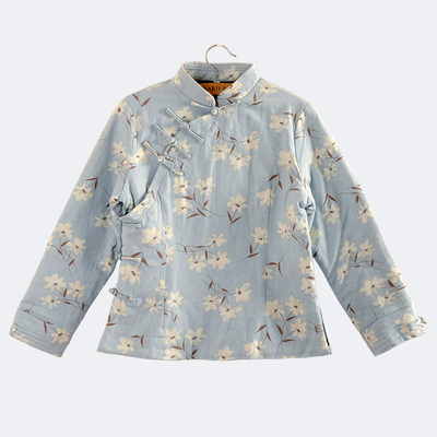 唐装棉衣女冬装改良复古旗袍上衣中式棉袄短款