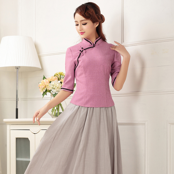 唐装 2015新款 女士春夏中式民族风<em>女装 汉服</em>改