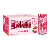 蒙牛真果粒草莓果粒250g 真实果粒在其中 12盒 天猫超市