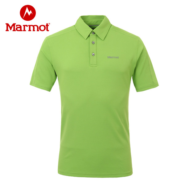 marmot/土拨鼠2017春夏新款男士超轻速干短袖Polo衫T恤F54070