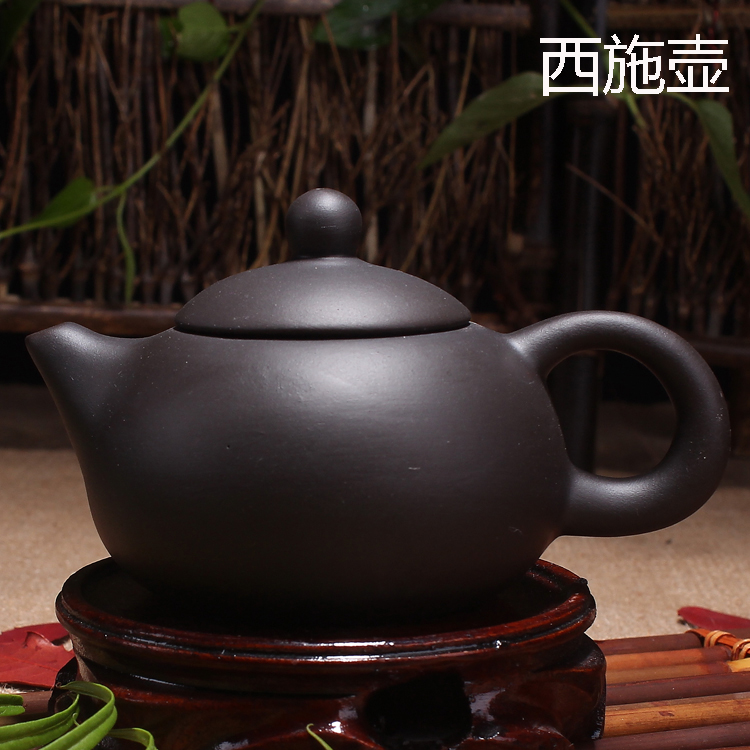 特价西施壶宜兴原矿手工紫砂壶过滤泡茶壶黑红泥壶陶瓷功夫茶具杯