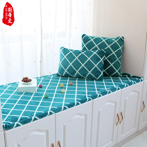 加厚毛绒飘窗垫海绵垫