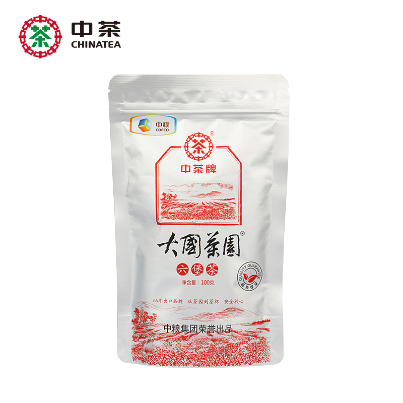 中茶 六堡茶 梧州 黑茶 广西六堡茶 中粮黑茶 散茶袋装茶叶100g