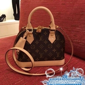 正品LV/路易威登 经典女士老花贝壳包 ALMA BB 单肩斜挎包 M53152