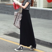 宽松显瘦半身长裙大摆A裙拖地胖mm夏裙仙女裙 200斤夏季加肥加大码