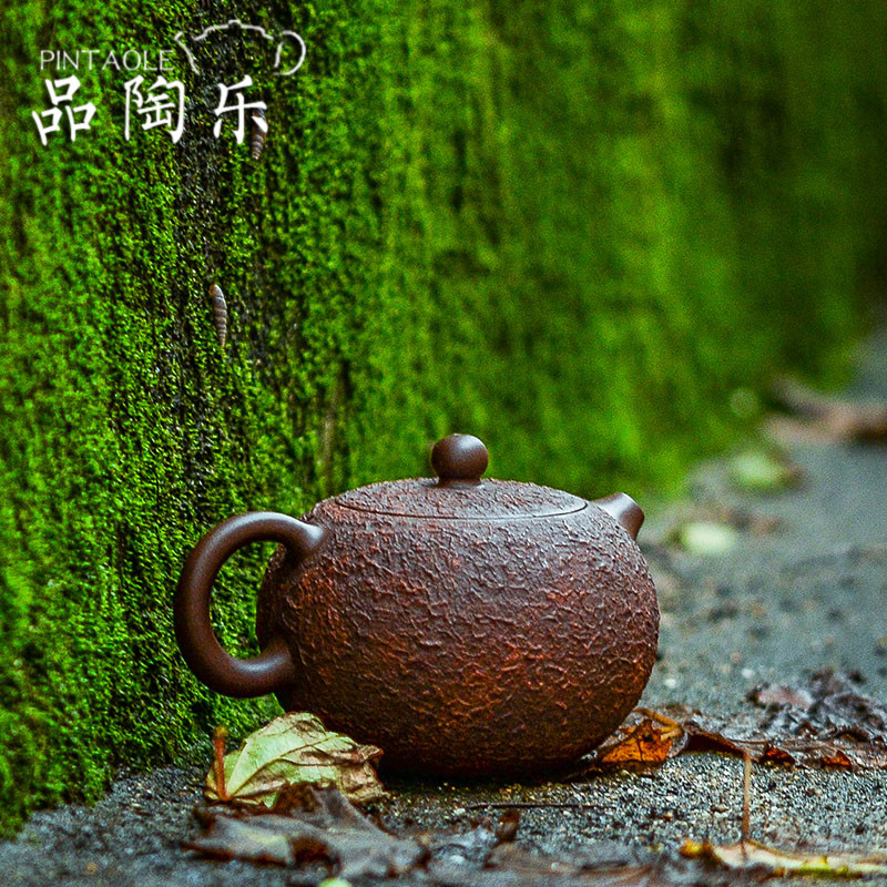 原创宜兴纯全手工紫砂壶 精品名家紫砂茶壶 俏西施石瓢仿铁壶特价