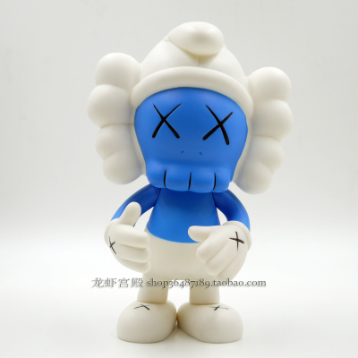 originalfake kaws x 蓝精灵 潮流公仔玩具 模型手办