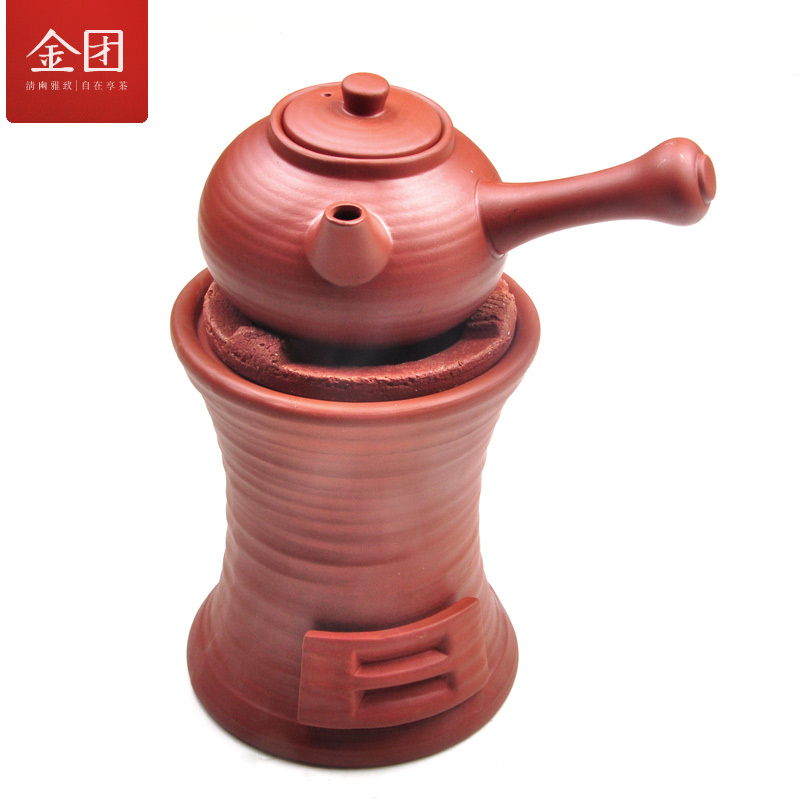 金团茶具陶 新款紫砂茶炉 火炉 炭炉煮茶器 茶壶CD1179陶然炉