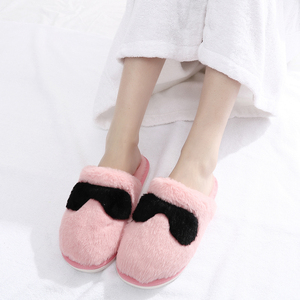 加厚底毛毛情侣棉拖鞋