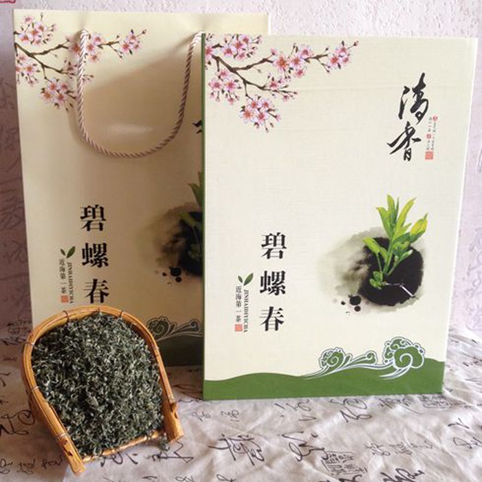 正宗2016新茶苏州洞庭山碧螺春茶叶雨前绿茶特级散装250g炒青礼盒