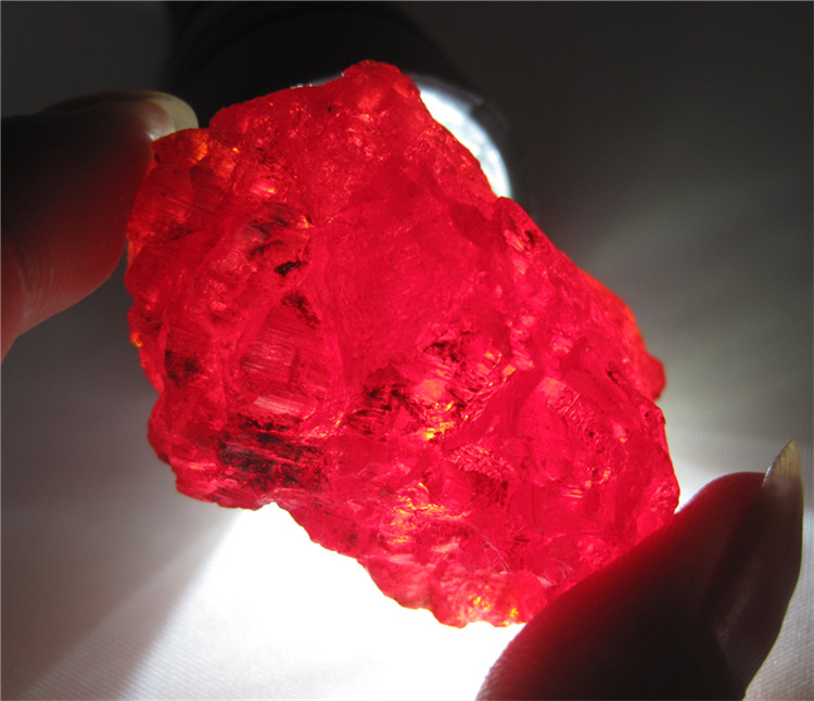 极品雄黄晶体原石 鸡冠石之家矿物晶体标本 首饰原料辟邪 Realgar