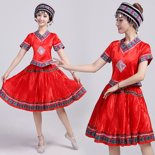 正品女民族服装 2015新款 少数民族舞蹈演出服