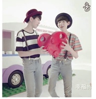 tfboys同款背带裤_tfboys同款背带裤图片素材