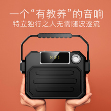 纽曼广场舞音响蓝牙户外移动唱戏机迷你手提便携式音箱插卡播放器