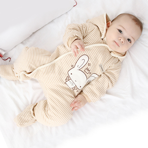 秋冬婴儿连体衣外出棉服