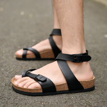 罗马软木女沙滩拖鞋 454647大码 夏季男凉鞋 勃肯BIRKENSTOCK情侣鞋