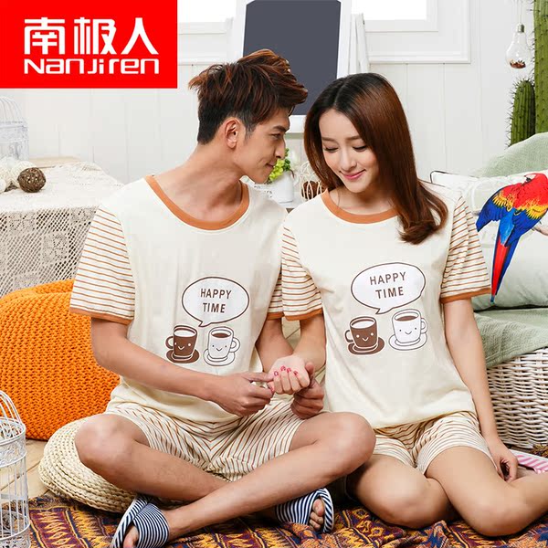 正品女<em>睡衣</em> <em>南极人</em>2015夏季短袖 可爱<em>睡衣卡通</em>