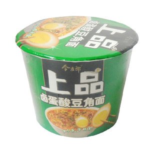 【天猫超市 今麦郎 上品酸豆角排骨面 方便速食鸡蛋泡面137g/桶