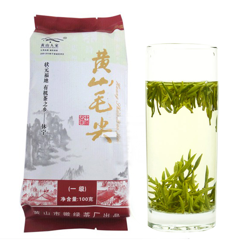 【黄山人家】 黄山毛峰 绿茶叶 雨前毛尖 袋装100g