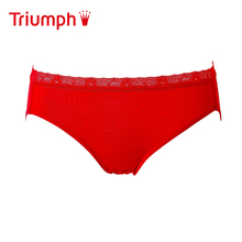 Triumph/黛安芬精致热力小裤性感蕾丝内裤女中腰三角小裤H76-072图片