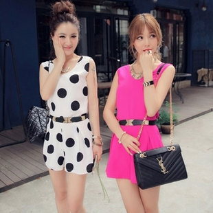 雪纺连体<em>短裤女夏</em>2015新款显瘦衣服学生连体