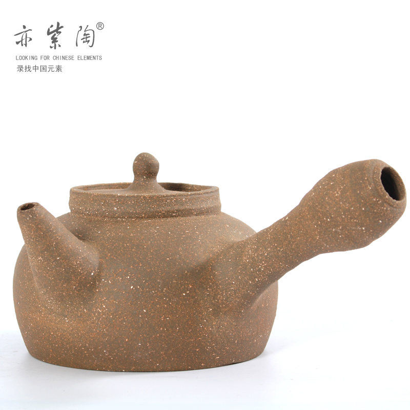 [掌柜藏品]功夫茶具煮水壶潮汕功夫茶砂铫壶水壶粗陶手拉胚玉书畏